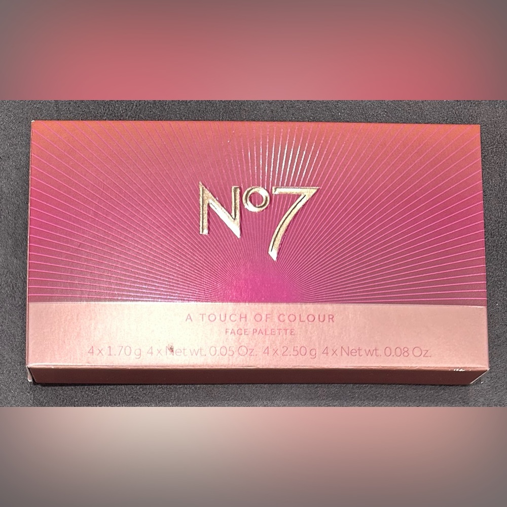 No7 A Touch of Color Face Palette - Blush, Bronzer, Lip, and Highlighter